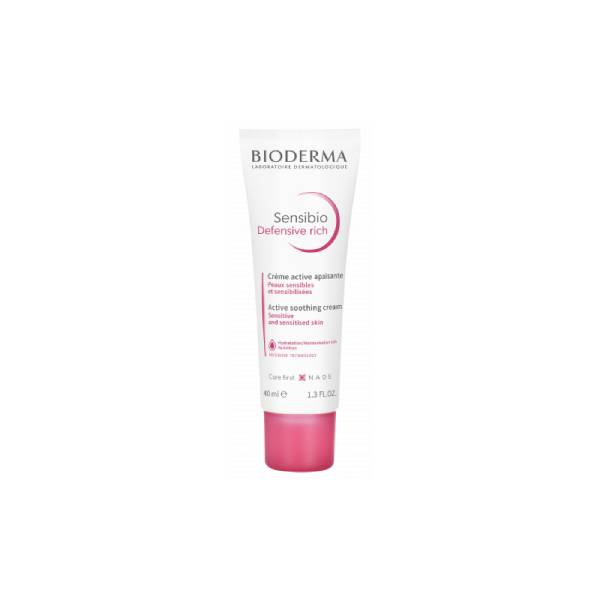 BIODERMA sensibio defensive riche creme active apaisante 40ml