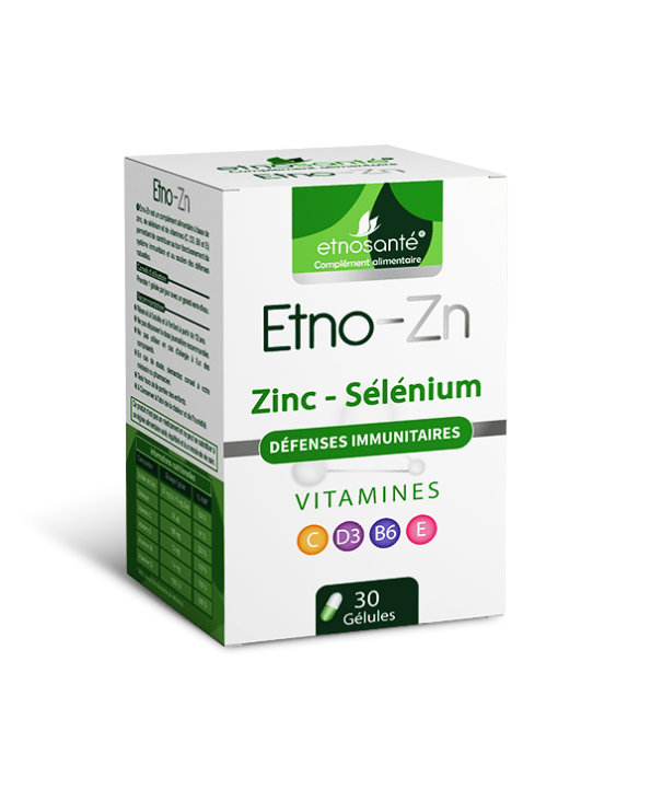 ETNO ZINC SELENIUM 30 Gélules