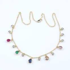 Collier Multicolore SN00622G50 – Élégance et Couleurs Vibrantes
