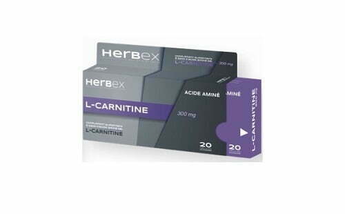 Herbex l-carnitine 300 mg B/20 gelules