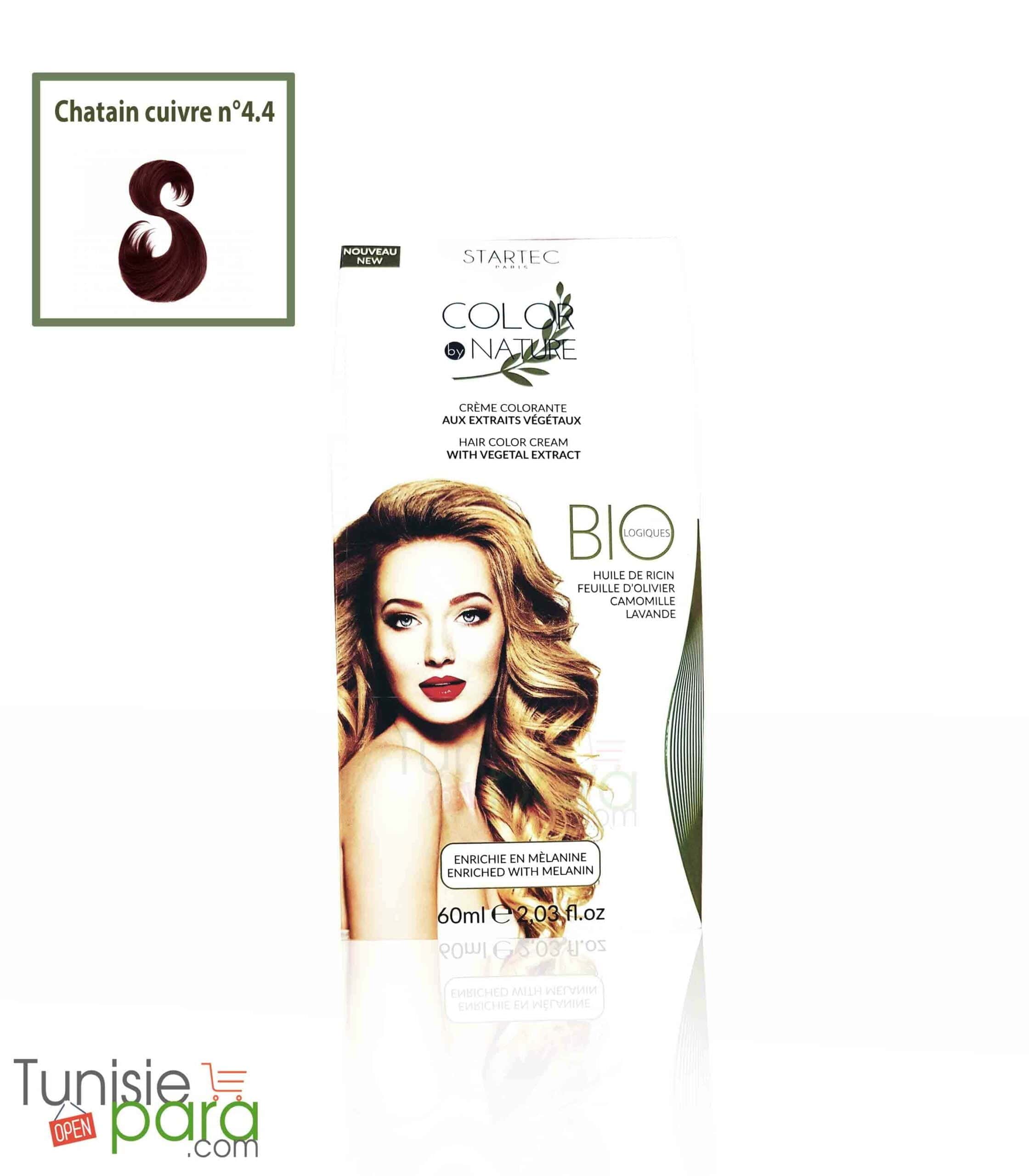 Startec coloration chatain cuivre n° 4.4