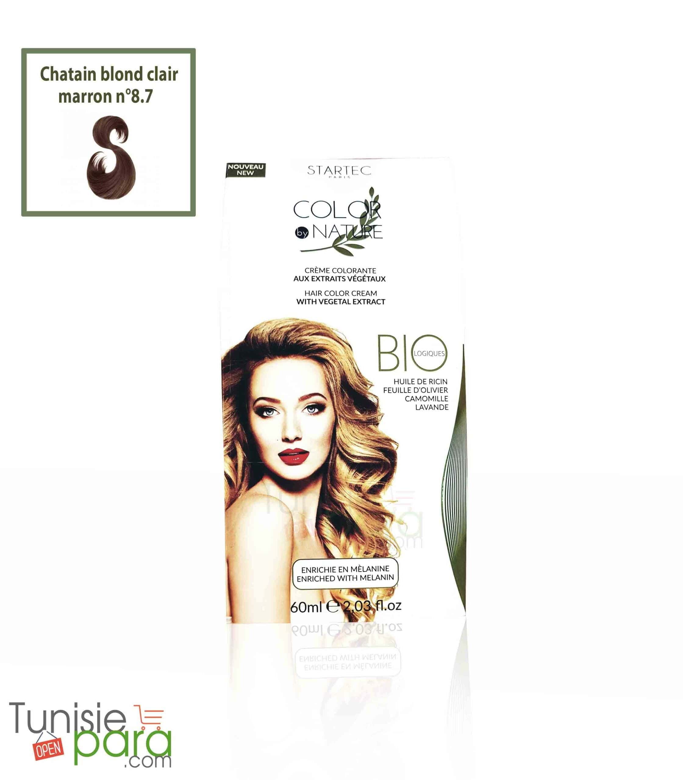 Startec coloration blond foncé marron n° 8.7