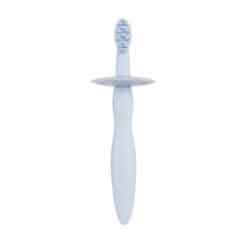 CANPOL brosse a dent en silicone avec anneau de dentition bleu