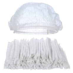 Charlotte Coiffe Blanc Multiusage - Taille Standard en Polypropylène Non Tissé