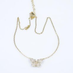 Collier Papillon Argent SN15058G18 – Élégance et Raffinement