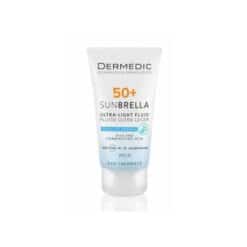 DERMEDIC pack SUNBRELLA fluide ultra légère SPF 50+ Peaux grasses et tout types de peaux 40 ml*2