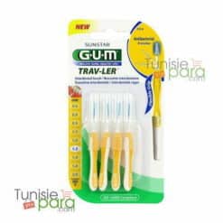 GUM Brossettes Traveler Extrafine conique, bte de 4
