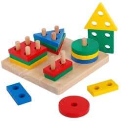 JOUET : jeu de formes bois CAB-537