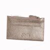 JOWA Porte carte zip Couleur argent pailleté