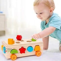 Jouets Montessori en forme de bois
