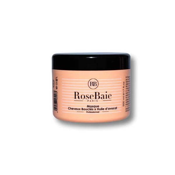 RoseBaie Masque Cheveux bouclés Kératine et Huile d’Avocat 500ml