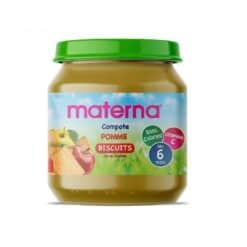 MATERNA compote pomme BISCUIT