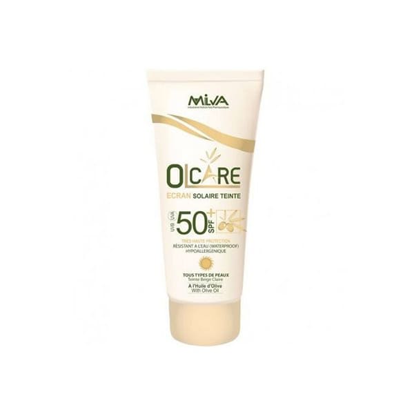 Milva Olcare Ecran Solaire Teinté Beige rosée SPF 50+