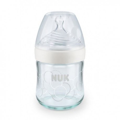 NUK biberon en verre nature sense S 120 ML