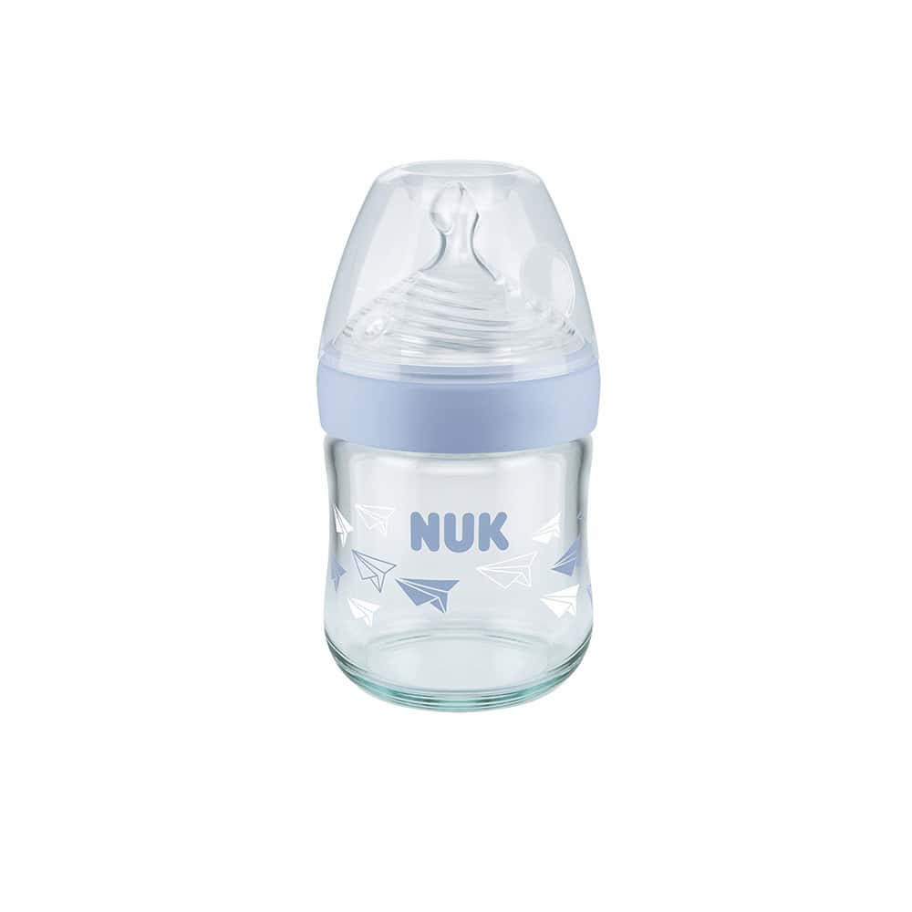 NUK biberon en verre nature sense S 120 ML