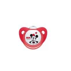 NUK suc mickey en boite girl-rouge 0-6m
