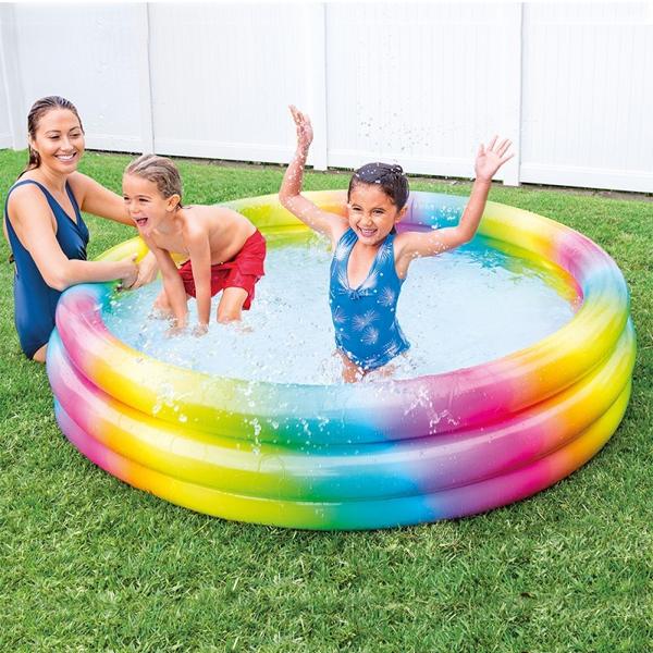 INTEX - PISCINE GONFLABLE RAINBOW JUNIOR