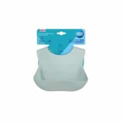canpol babies bavoir silicone vert avec poche 6M+ 51/030