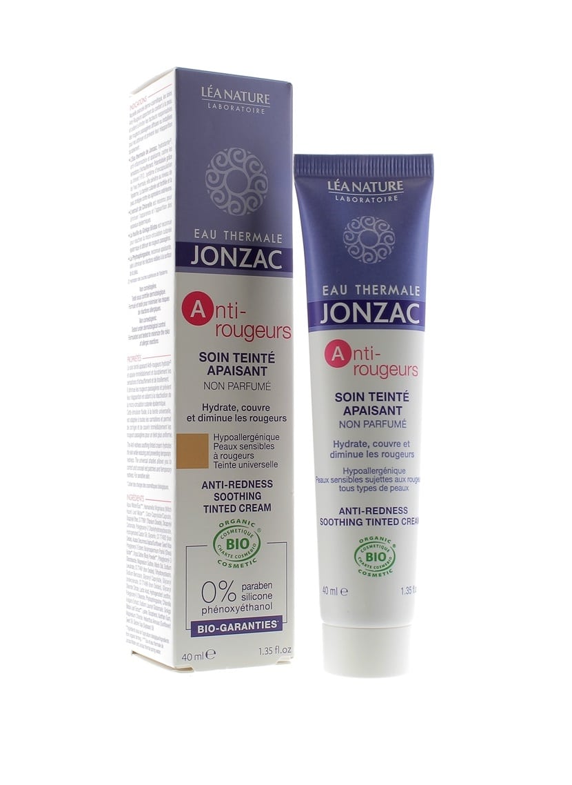 jonzac anti-rougeur soin teinte apaisant 40 ml