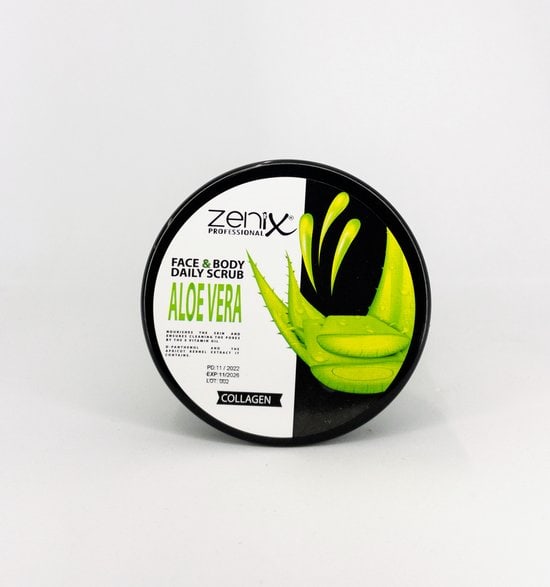 ZENIX Gommage nettoyant visage et corps aloe vera 275ml