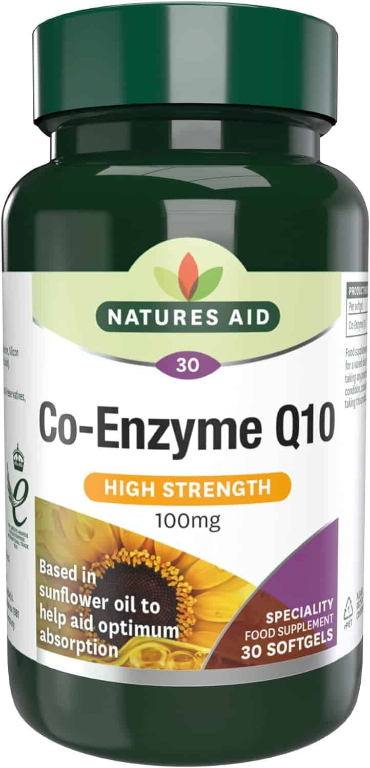 NATURES AID CO ENZYME Q10, 100mg, 30 GELULES – Image 3