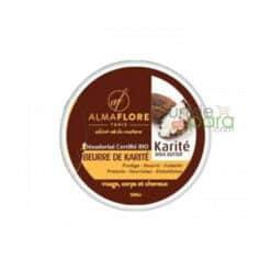 ALMAFLORE Beurre de Karité Désodorisé CERTIFIE BIO, 100g