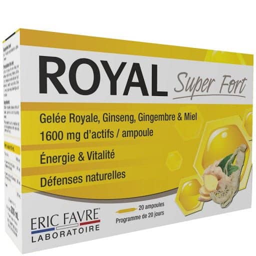 ERIC FAVRE GELÉE ROYALE SUPER FORT 20 AMPOULES