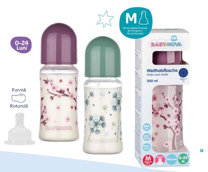 baby nova biberon PP col large 300ml