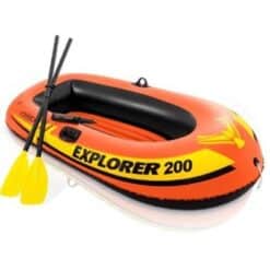 bateau 200 avec rames et pompe