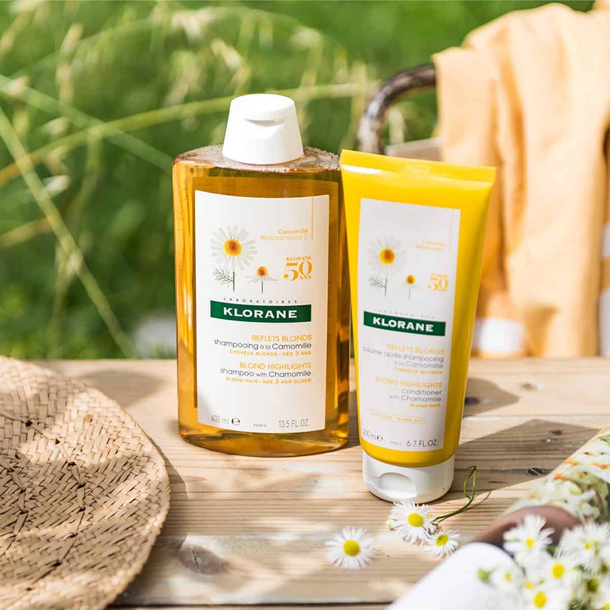 Klorane Shampooing à la Camomille (200 ml) + Après shampoing200ml OFFERT