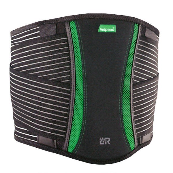 ceinture velpeau dorsamix 26 cm noir/vert 1