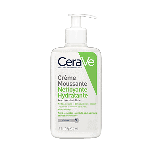 Cerave creme moussante nettoyante hydratante 236 ml (Emballages défectueux )