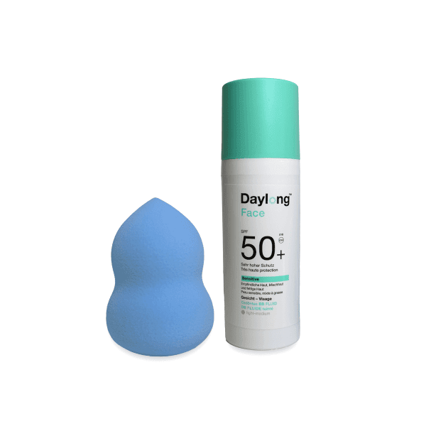DAYLONG trousse face sensitive BB fluide teinte + beauty blender – Image 2