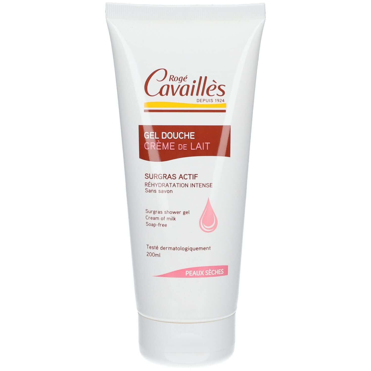 Roge cavailles gel douche creme de lait 200 ml