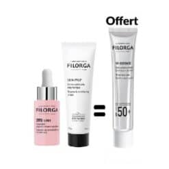 Filorga Pack NCEF-Shot : Sérum Régénérant, Exfoliant et Soin Solaire