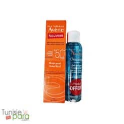 Avene fluide solaire teinté + gel cleanance 100ml offert