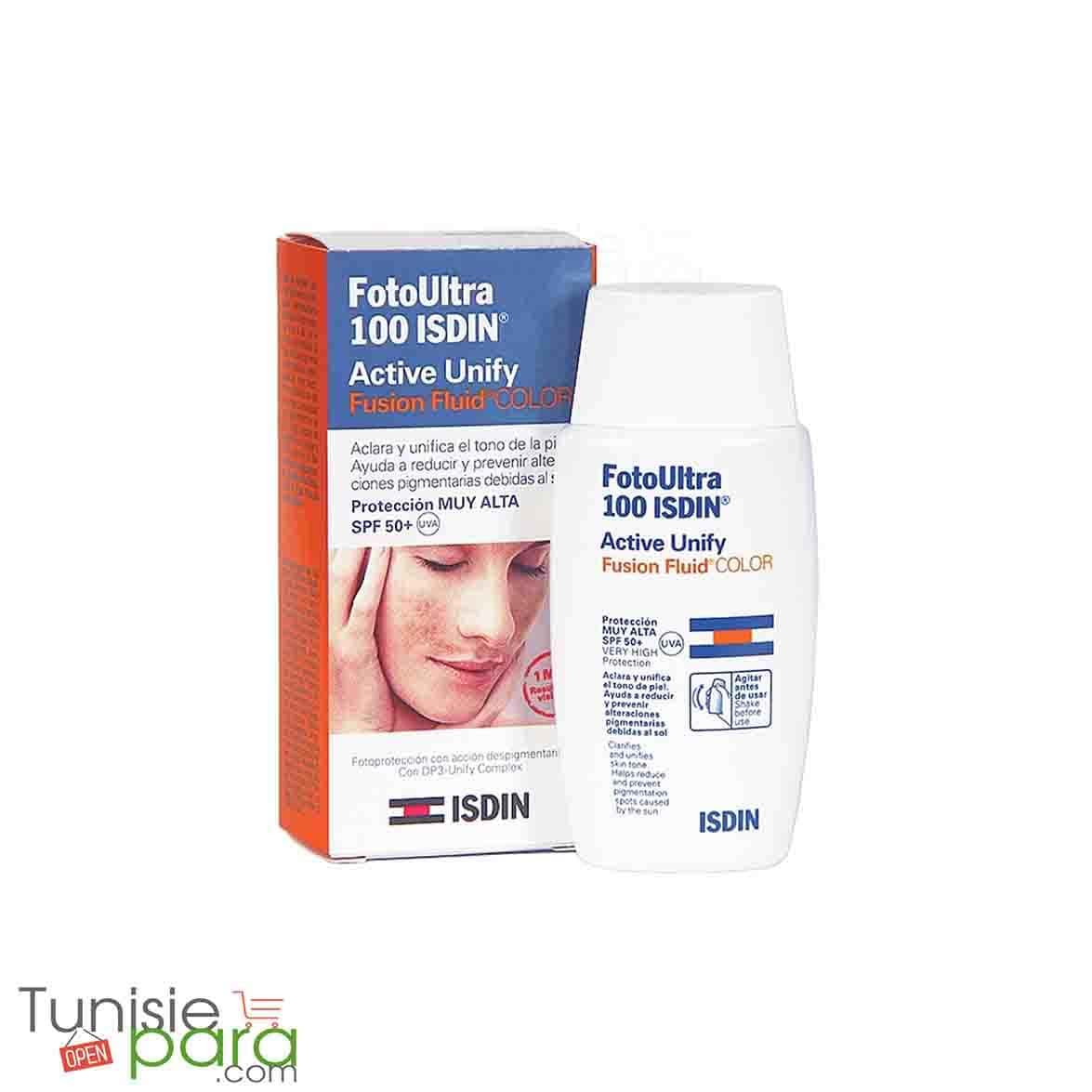 ISDIN foto ultra active unify SPF50+ 50 ml invisible – Image 2