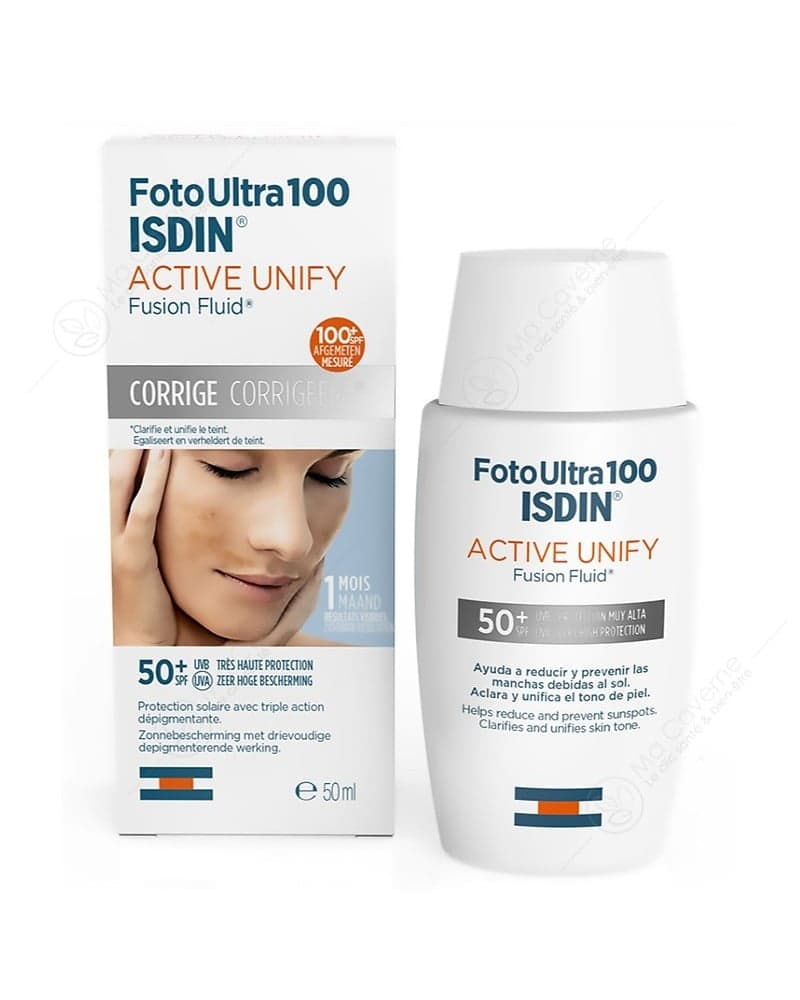 ISDIN foto ultra active unify SPF50+ 50 ml invisible – Image 3