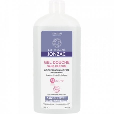 Jonzac gel douche sans parfum réactive bio 500ml – Image 2