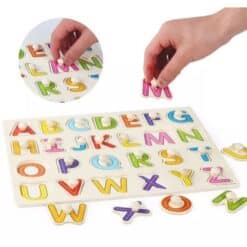 jouet : lettre puzzle bois CAB-575
