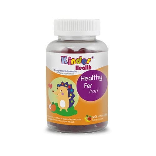 Kinder Health Healthy Fer Goût frutly Boite De 30 gommes