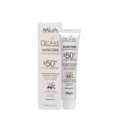 milva olcare suncare écran solaire minéral spf 50 Teinté