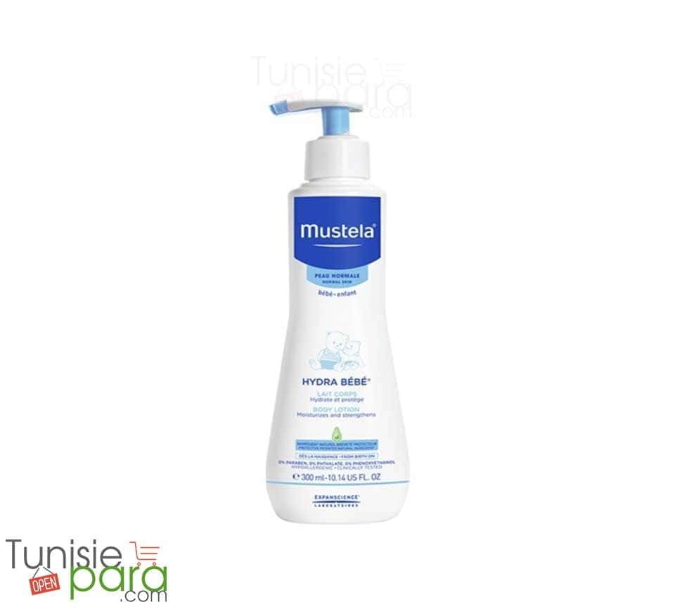 Mustela hydra bebe lait corps peaux normales 300ml