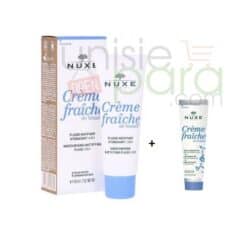 nuxe creme fraiche fluide matifiant peaux mixtes 50ml +3 en 1 30ml offert