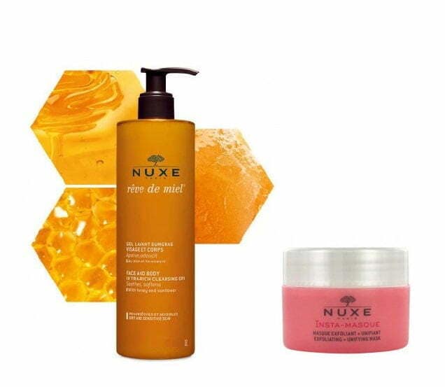 NUXE INSTA PACK EXFOLIANT 50 ML + REVE DE MIEL GEL SURGRAS 100 ML offert