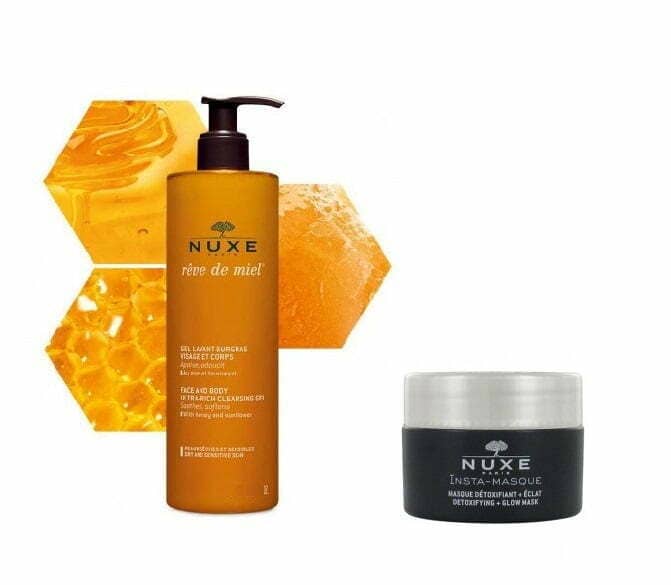 NUXE pack INSTA DETOX 50 ML + REVE DE MIEL GEL SURGRAS 100 ML offert