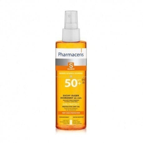 Pharmaceris S HUILE SECHE SPF 50+ CORPS ET CHEVEUX, 200ml