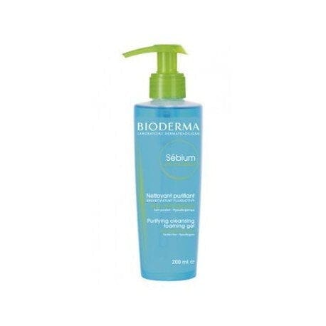 bioderma sebium gel moussant pompe 200ml (emballage défectueux)
