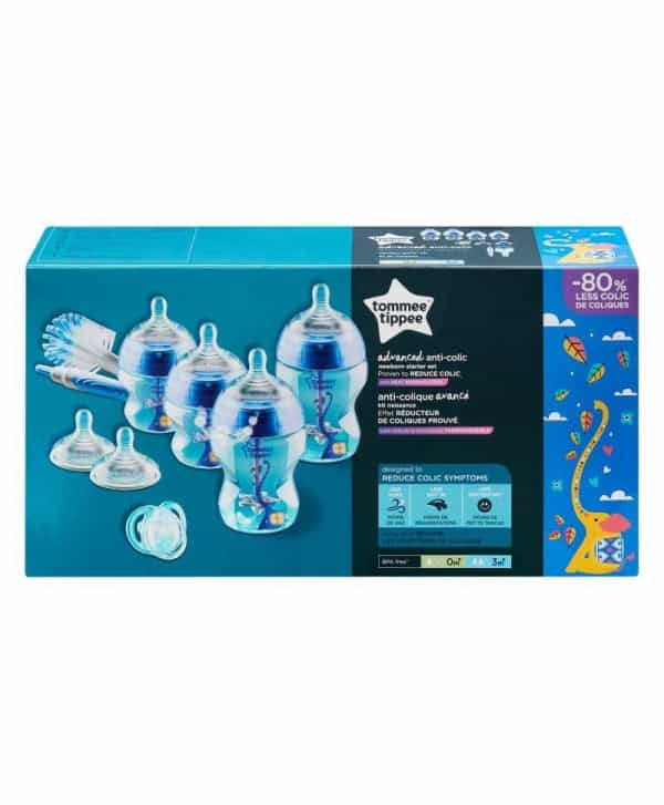 tommee tippee kit naissance anti-colique avancé BLEU
