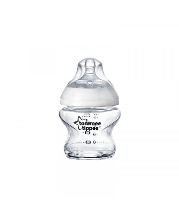 tommee tippee closer to nature biberon vert en verre 0M+ 150ml – Image 2